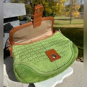 バッグ Coach Soho Hobo Shoulder Hand Bag Green Leather handbag Coach Green in Leather - 30611222